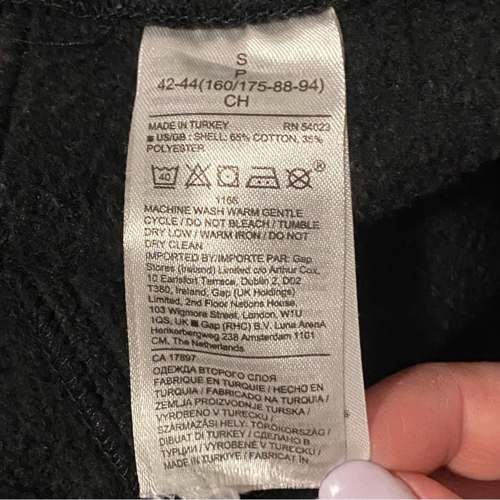 Banana Republic Women's Size Small High Rise Black 7/8 Leggings Elastic Waist - Picture 5 of 12